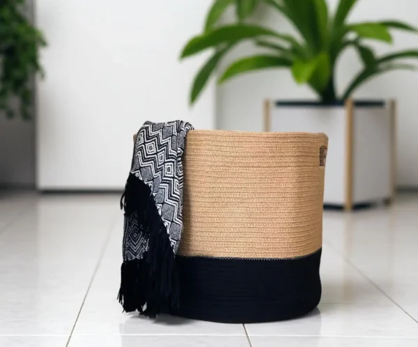 Aakar Handcrafted Jute Basket - Image 2