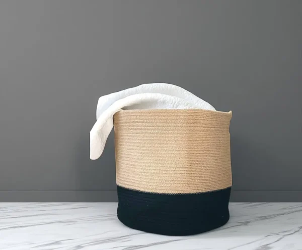 Aakar Handcrafted Jute Basket - Image 3