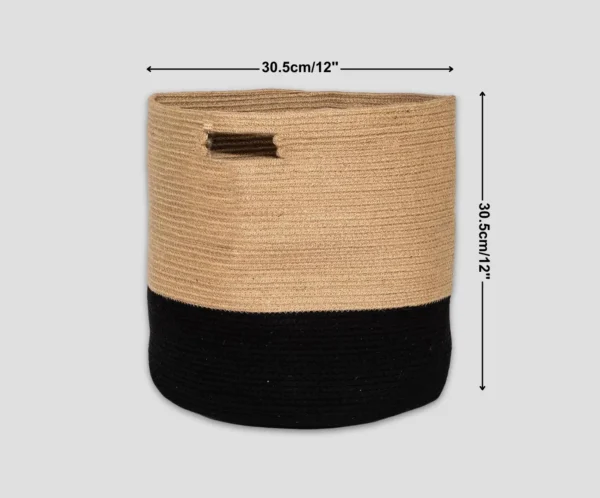 Aakar Handcrafted Jute Basket - Image 4