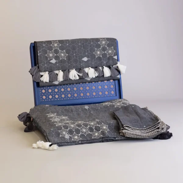 Jamdani Tales - Monsoon Grey Gift Box