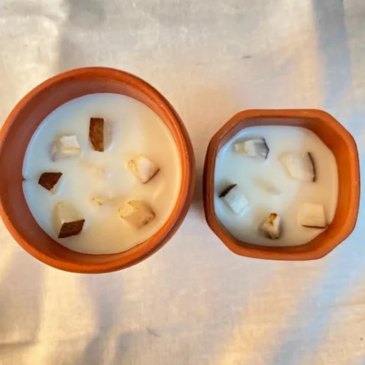 mango coconut hand poured soy candle 2