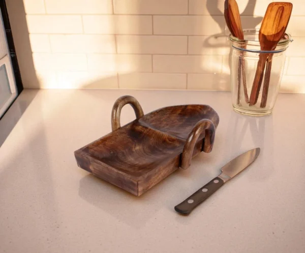 Nibble & Nest Mango Wood Platter Set - Image 2