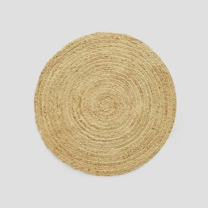 Maati Hand-Braided Round Jute Rug