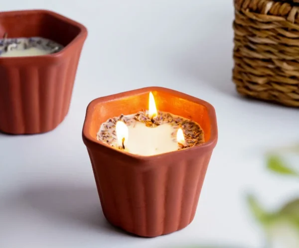 Sukoon Lavender Hemp Soy Candle - Image 3