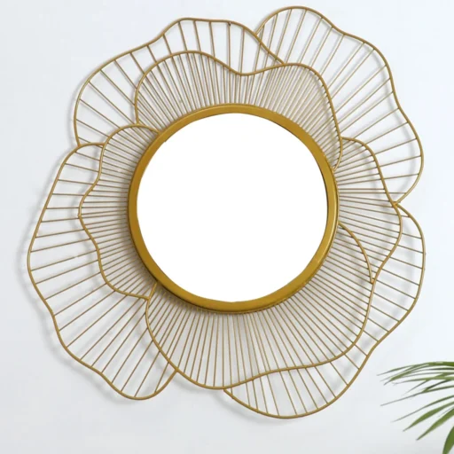 sundara radiant flowe wall mirror 1