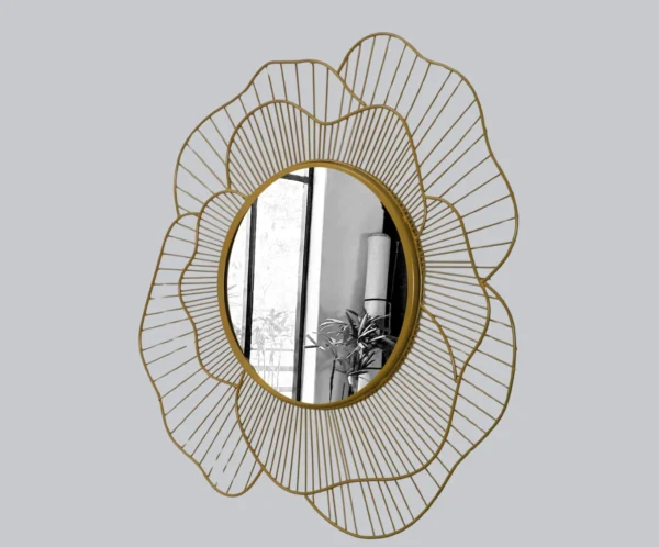 Sundara Radiant Flower Wall Mirror - Image 3