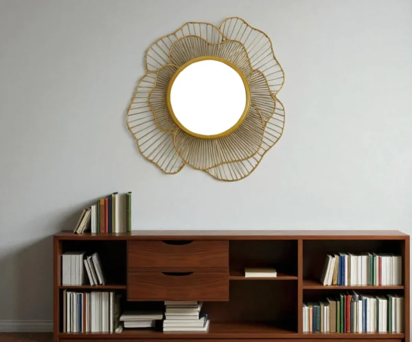 Sundara Radiant Flower Wall Mirror - Image 2