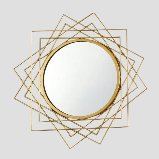 suntrace wire frame gold mirror 1