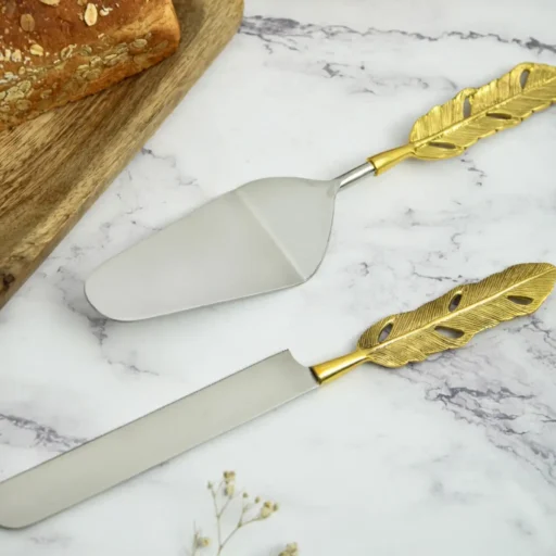 Punkh Cake and Knife Server