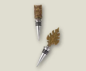 brass keeps wine stopper