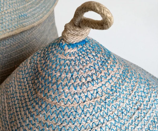 Hutlet Skywashed Jute Basket - Image 4