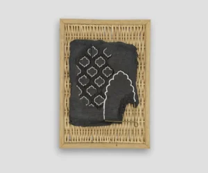 Midnight Lattice Ceramic Art