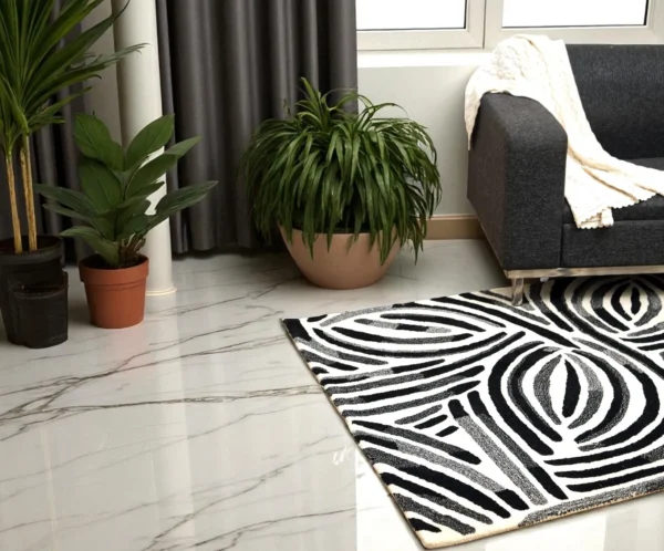 Midnight Script Rug - Image 2