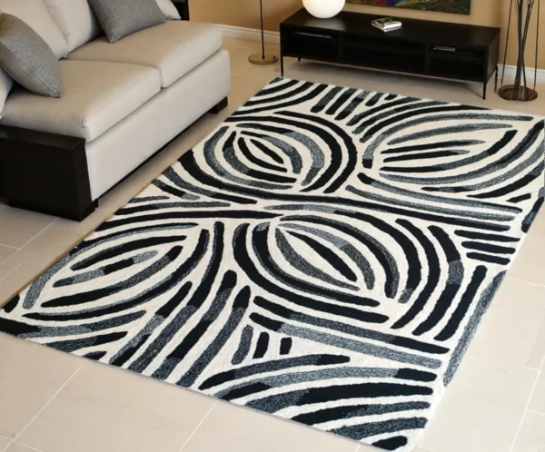 Midnight Script Rug - Image 3