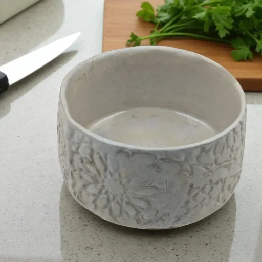 pressed geometry bowl 2