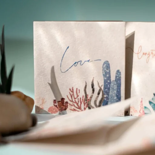 samudra mini note cards hemp 1