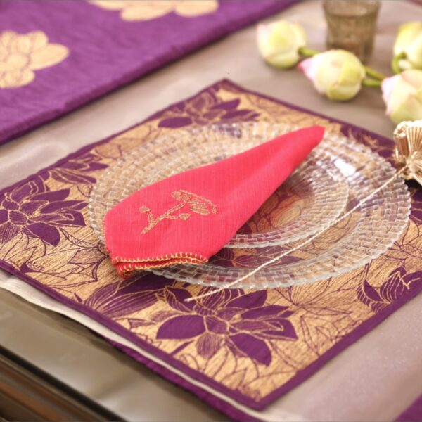 Padma Napkins - Pink - Image 4