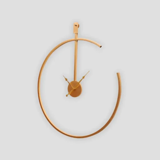 aperture gold wall clock 1