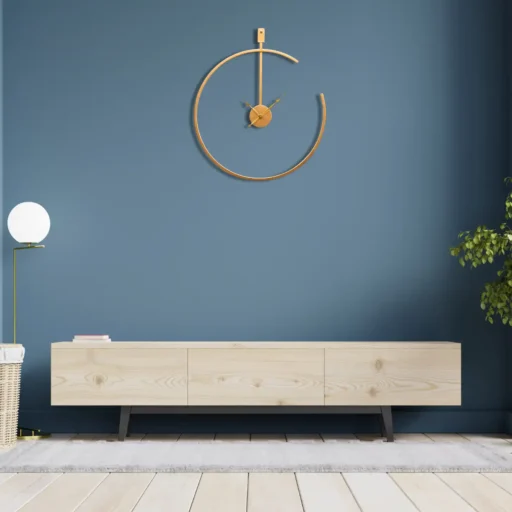 aperture gold wall clock 2