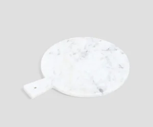 Forage Round Marble Serving Board