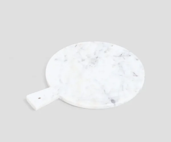 Forage Round Marble Serving Board