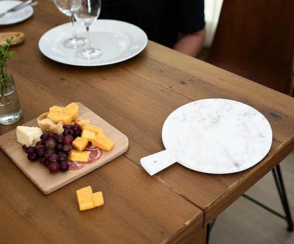 Forage Round Marble Serving Board - Image 4