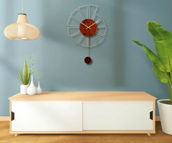 Linea Bloom Wall Clock - Image 2
