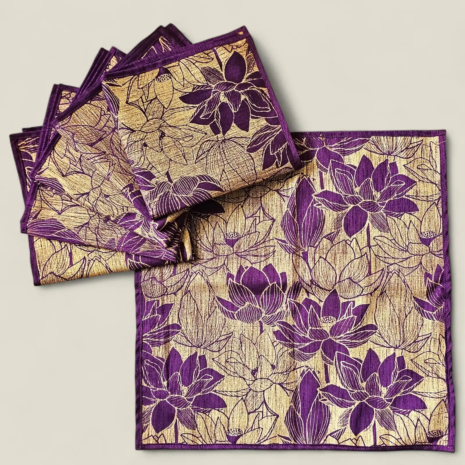 Padma Silk Placemats 4 padma table mat 1