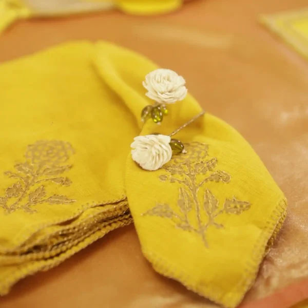 Shola Flower Napkin Rings - Image 2