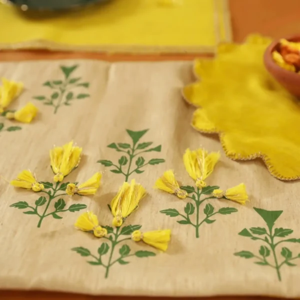 Marigold Silk Runner - Image 4