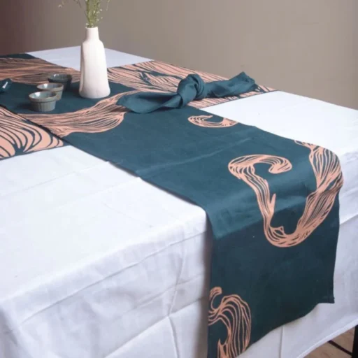 iraja table runner napkin mats set 4