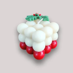 bubble christmas candle soy wax 4