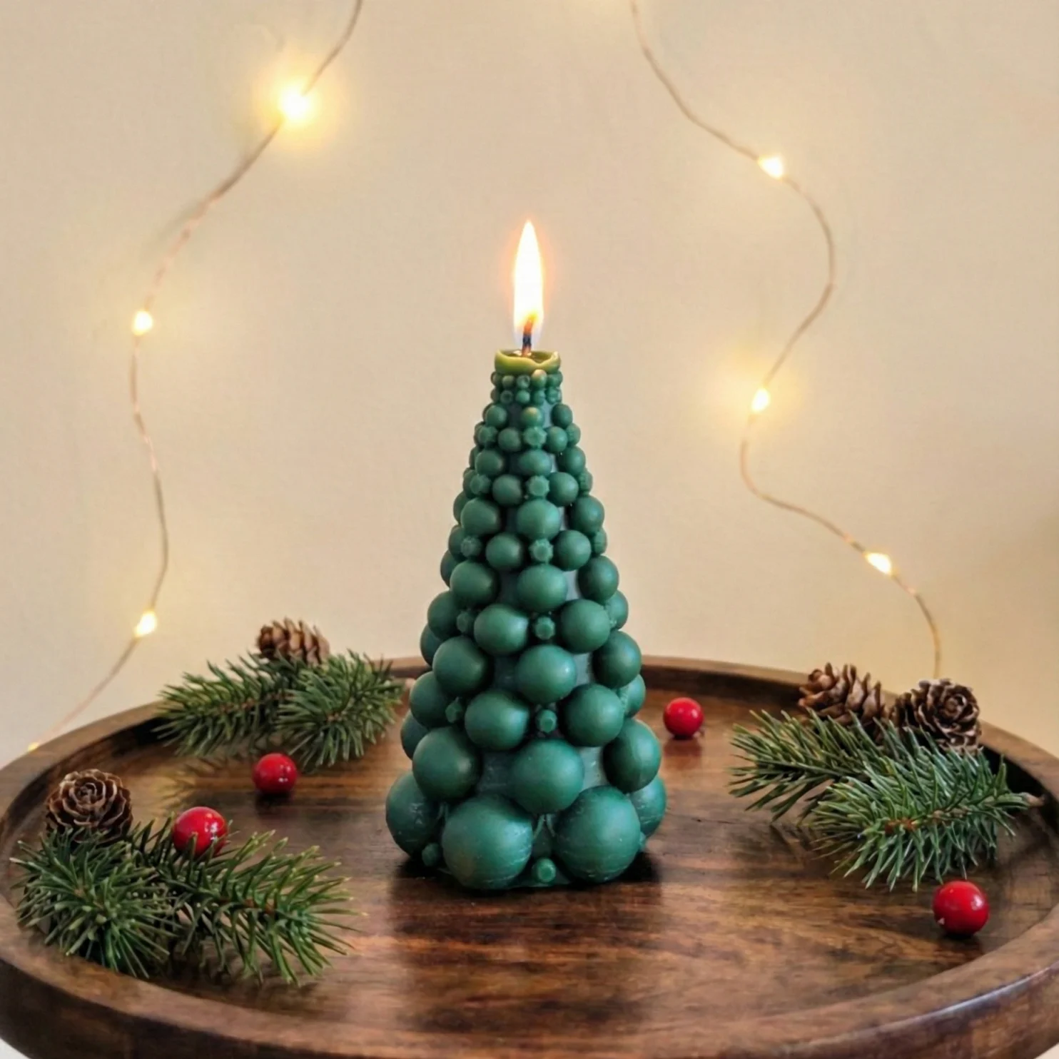 Bubble Christmas Tree Candle 1 bubble christmas tree soy wax candle 1