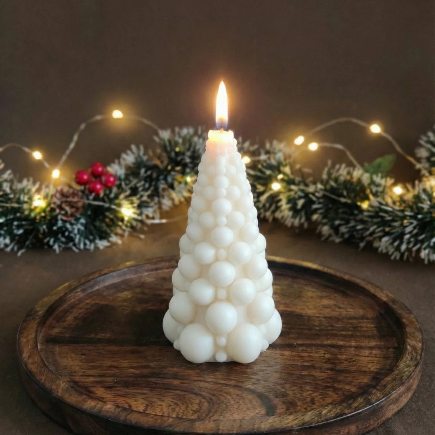 Bubble Christmas Tree Candle 3 bubble christmas tree soy wax candle 5