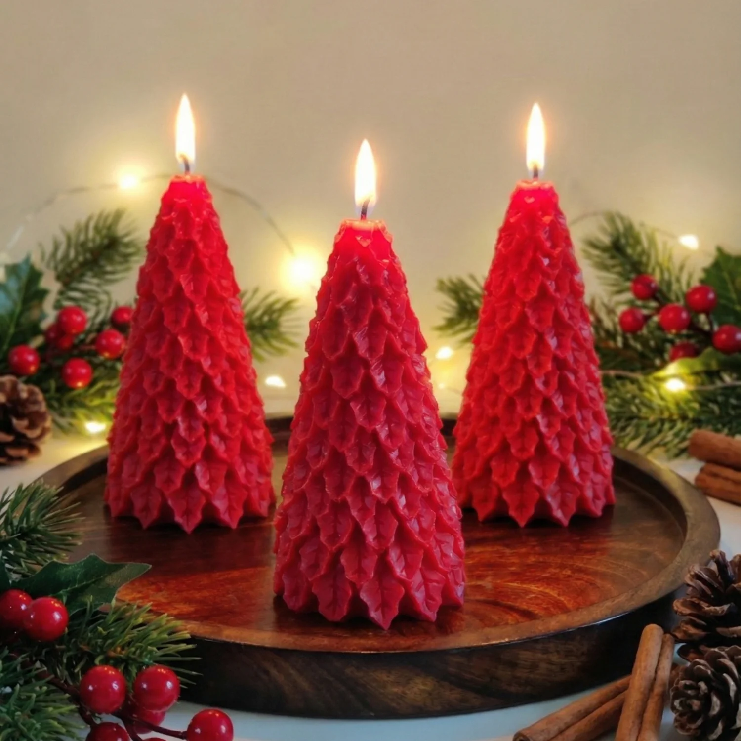 The Christmas Tree Candle 2 christmas tree soy wax candle 2