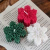 snowflake christmas candle soy wax 2
