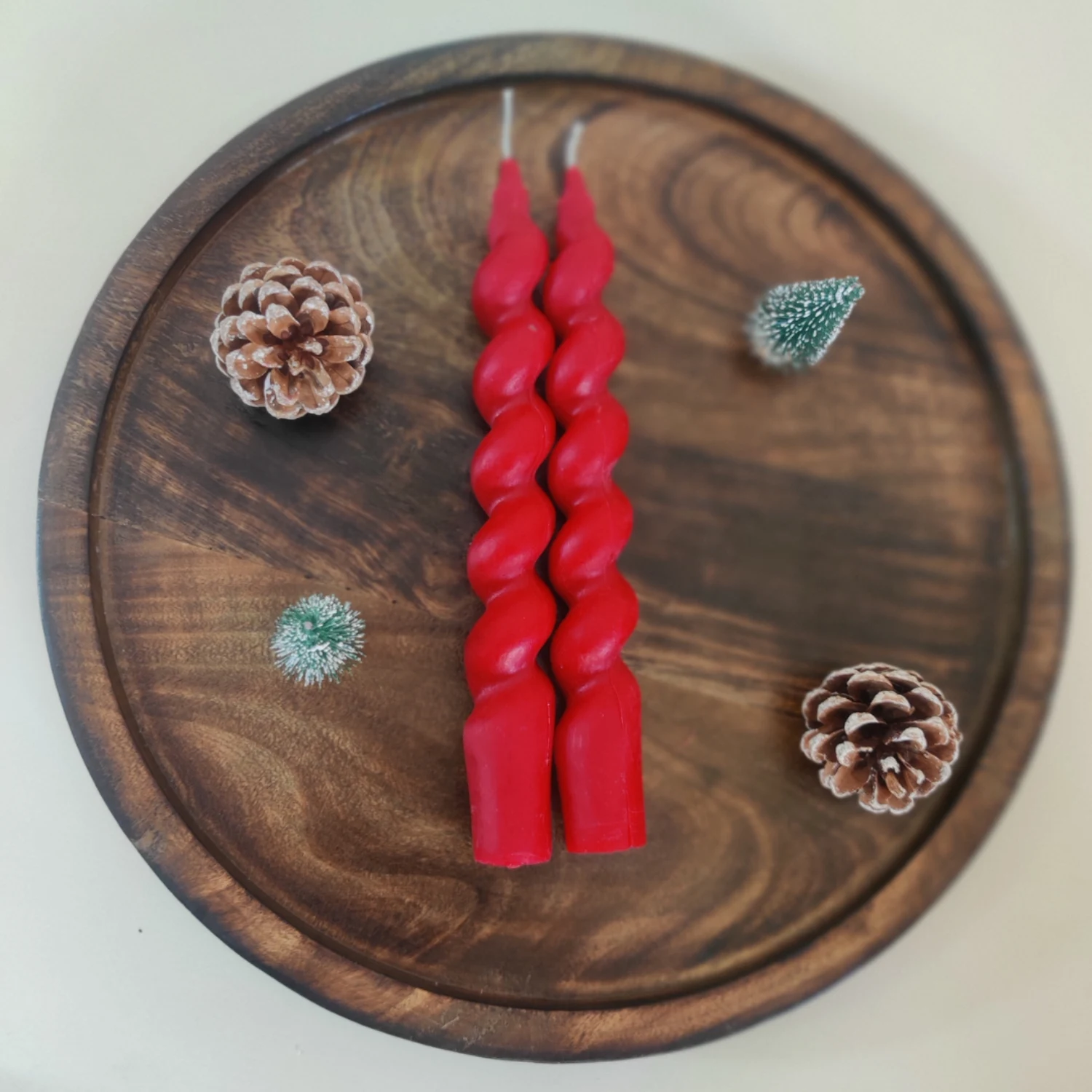 Spiral Taper Candle Set 4 spiral taper candle soy wax set 2