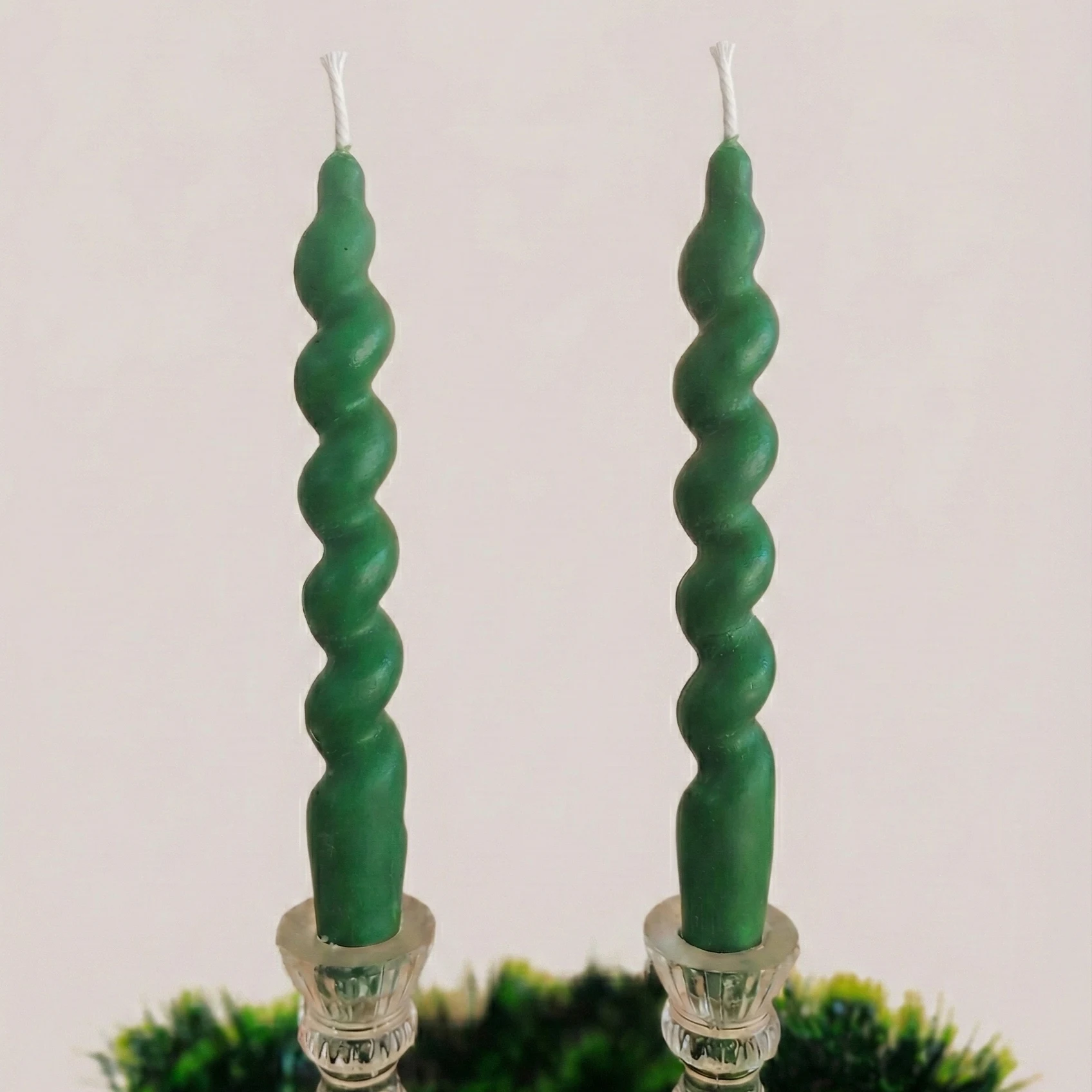 Spiral Taper Candle Set 1 spiral taper candle soy wax set 5