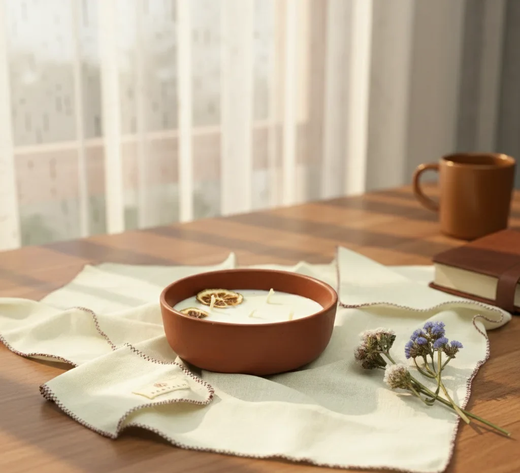 Narangi Mandarin Current Soy Candle Signature Size 4 Narangi Mandarin Current Soy Candle XL (1)