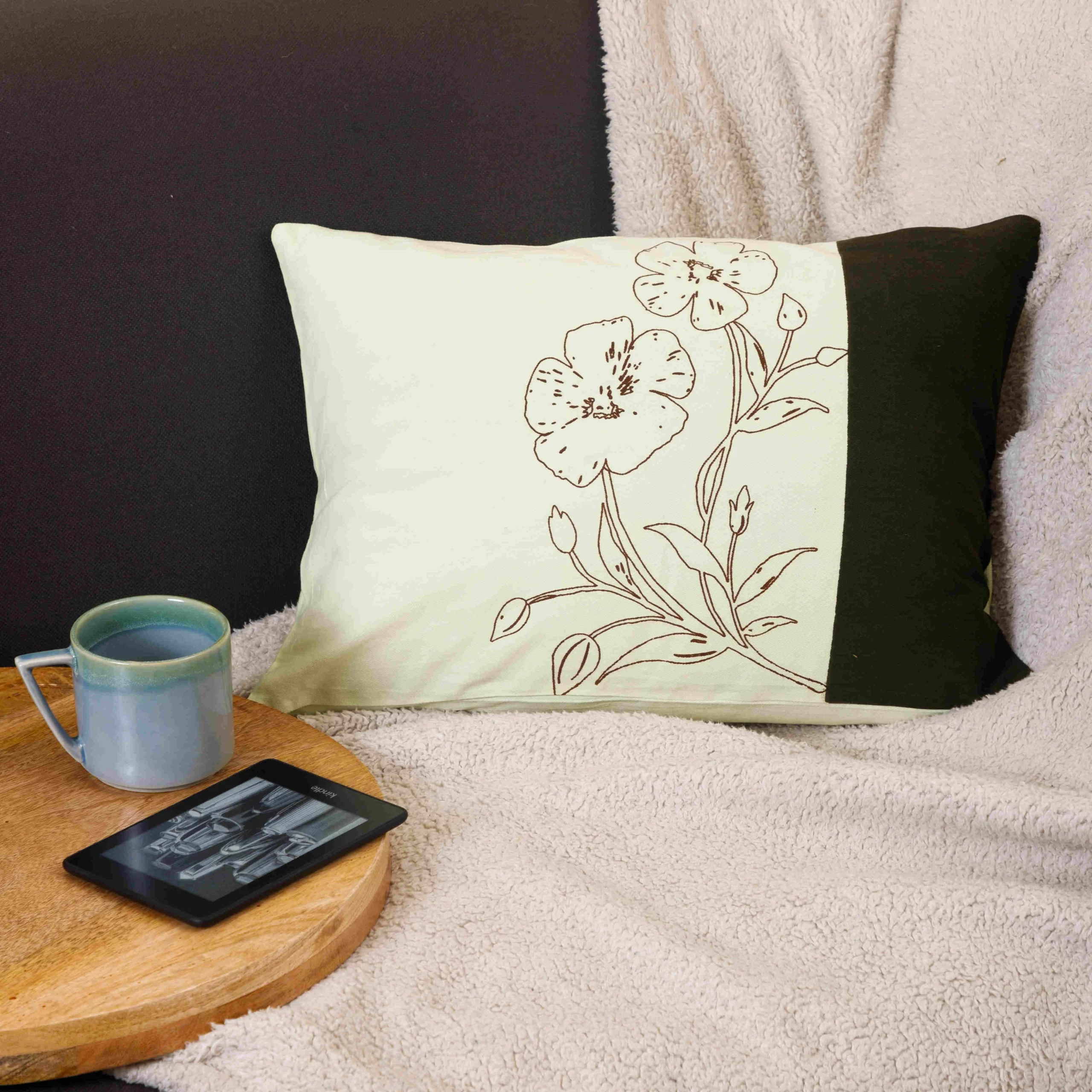 Primula Cushion Cover | Recycled Cotton 4 Primula Cushion B