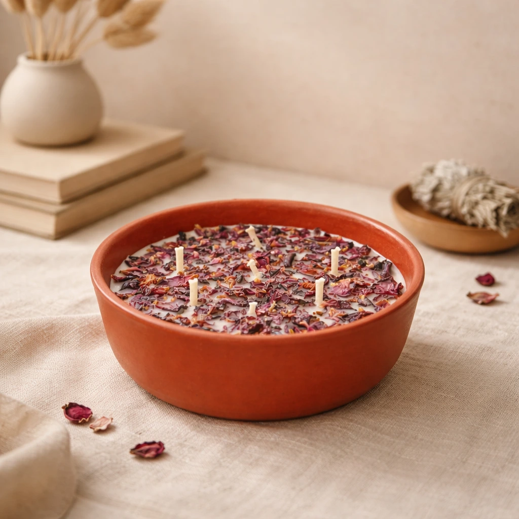 Rowan Sandalwood Soy Candle Signature Size 5 Rowan Sandalwood Soy Candle Signature Size 1